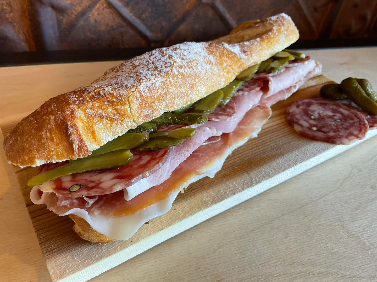 Go to France with this magnificent explosion of flavors with the Paris  Royal Baguette Sandwich | LA BOUTIQUE French Sandwich Shop, Deli, and Market, image size:1440x1080